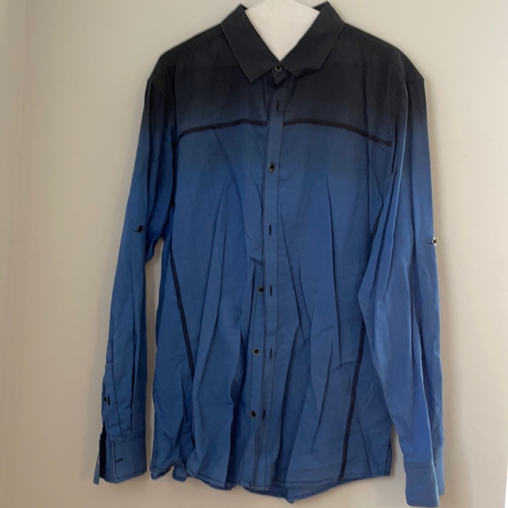 Men large button down